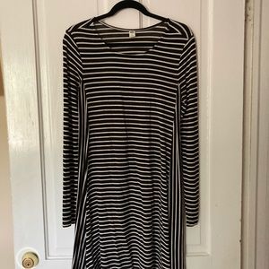 Striped skater dress